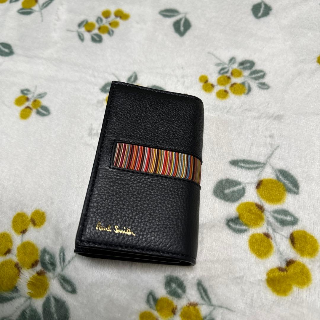 新品　ポールスミス　キーケース　カーフレザー　ゴールド　キーストレージ6個