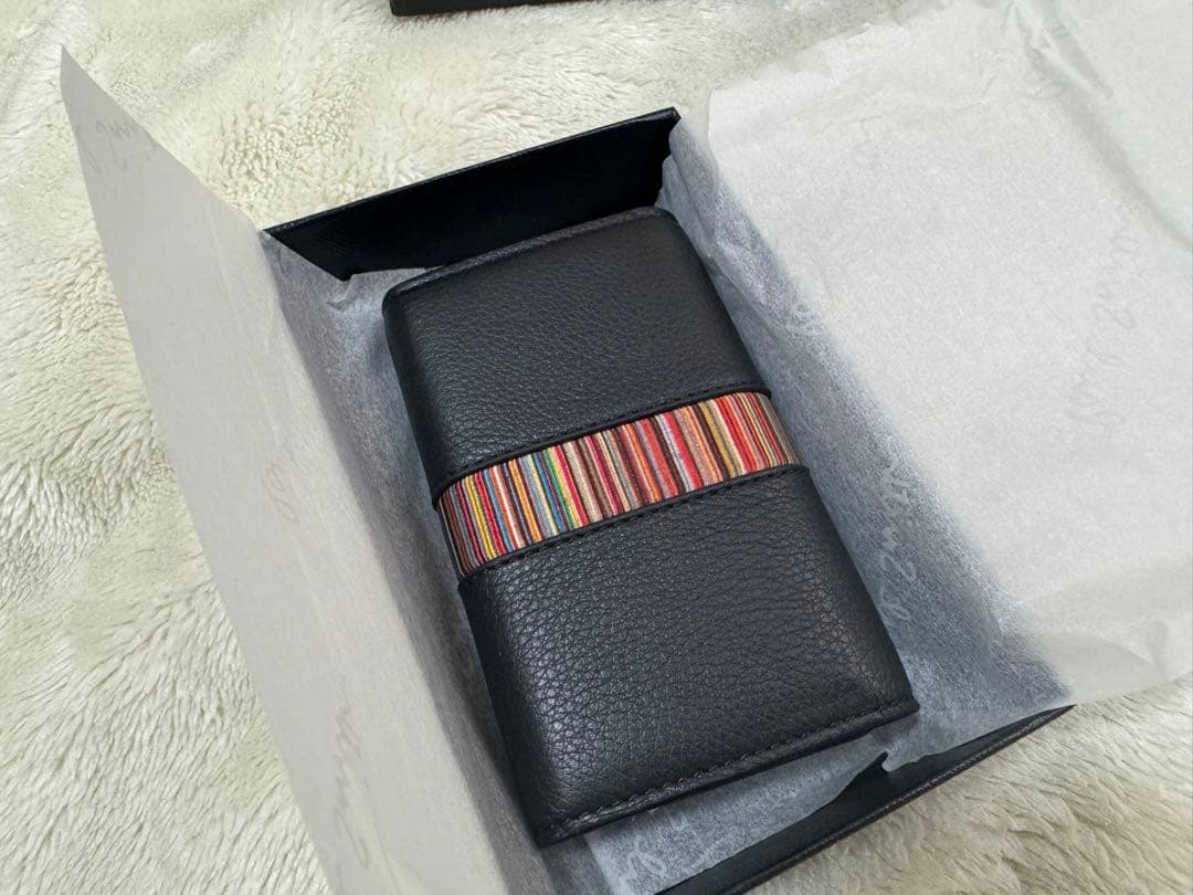 新品　ポールスミス　キーケース　カーフレザー　ゴールド　キーストレージ6個