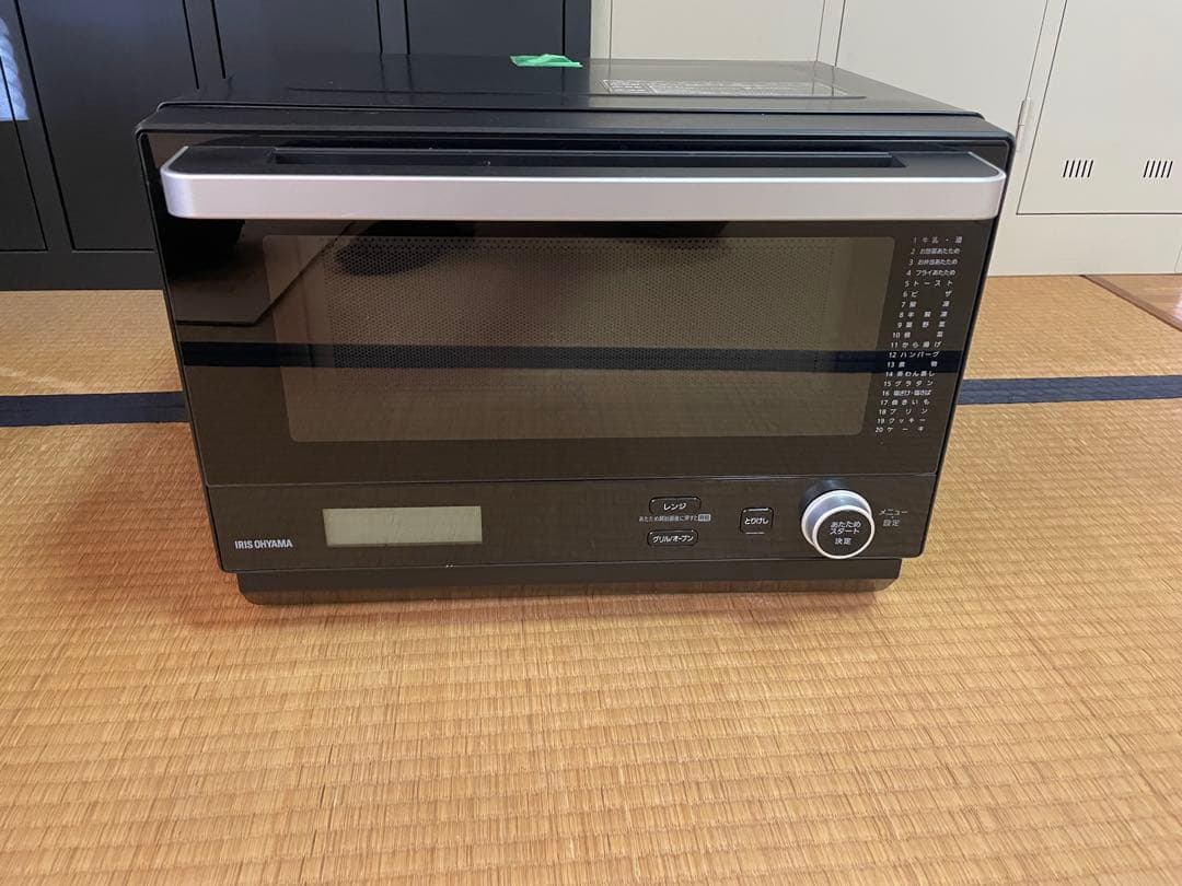 IRIS OHYAMA スチームオーブンレンジ　MO-F1808 ブラック