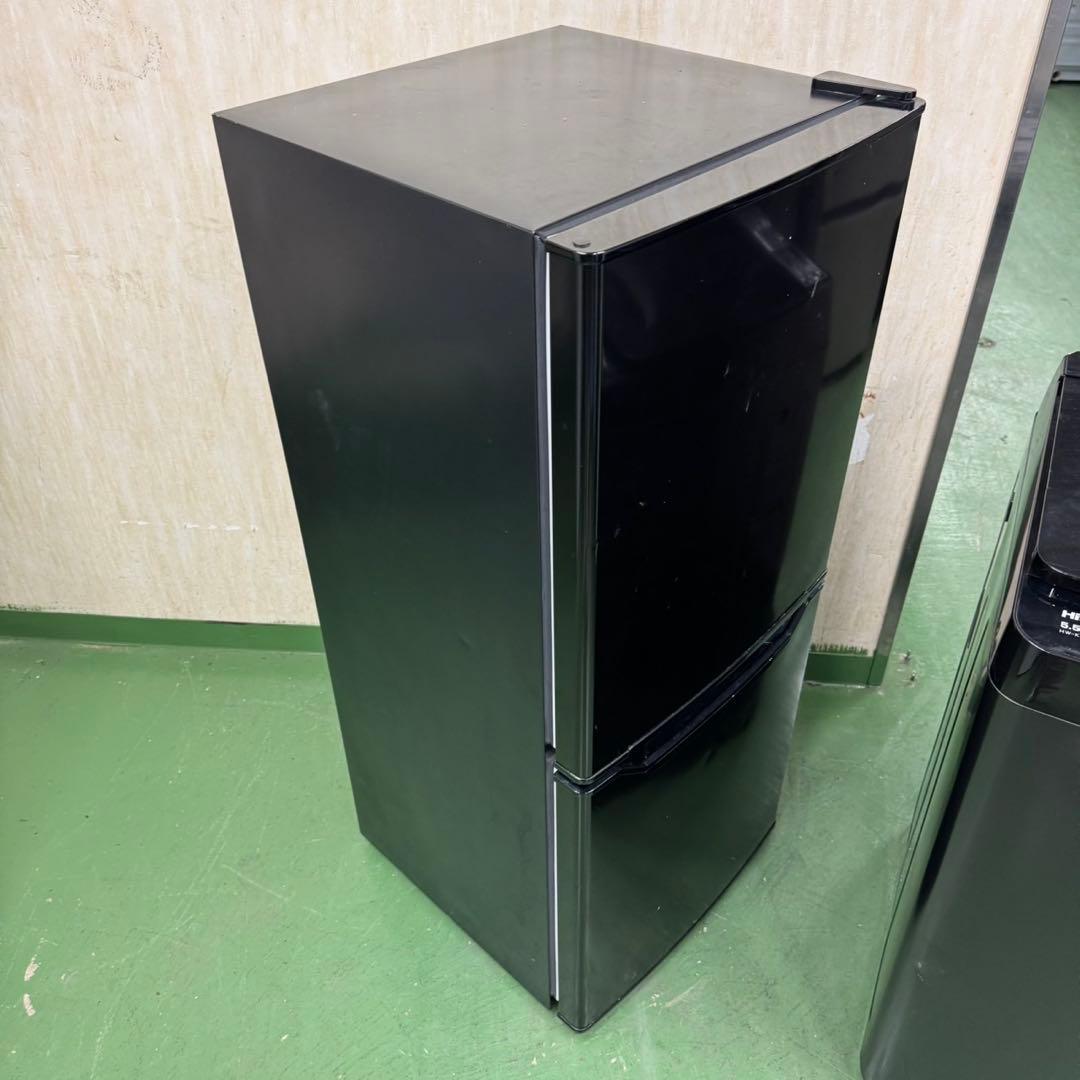 215 ブラックカラー冷蔵庫　洗濯機　セット　24年製　小型　一人暮らし　最新