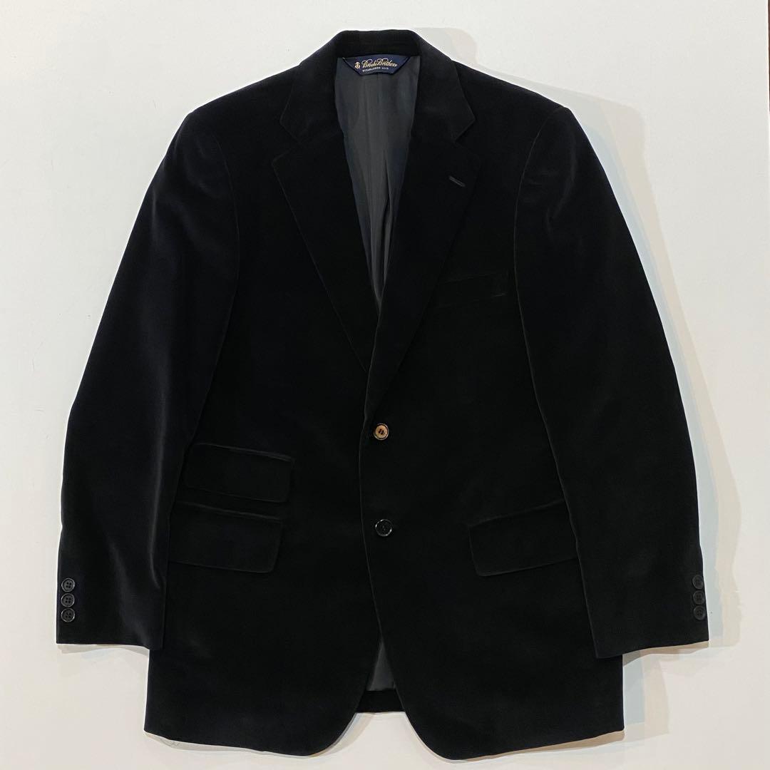ブルックスブラザーズ モールスキンテーラードジャケット 日本製 黒 37SHT