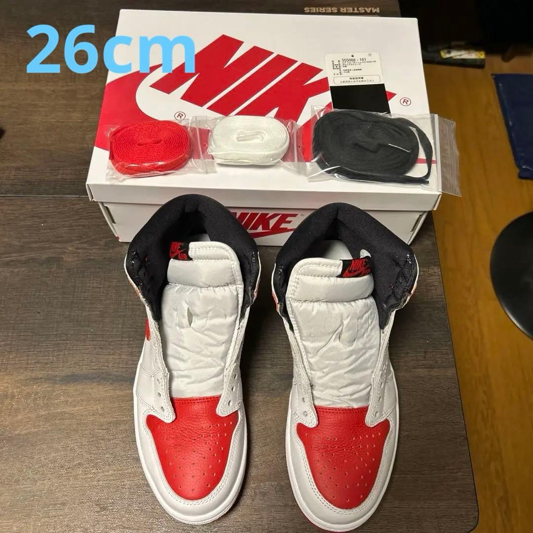 あ*ー様 air jordan 1 high og heritage 26cm