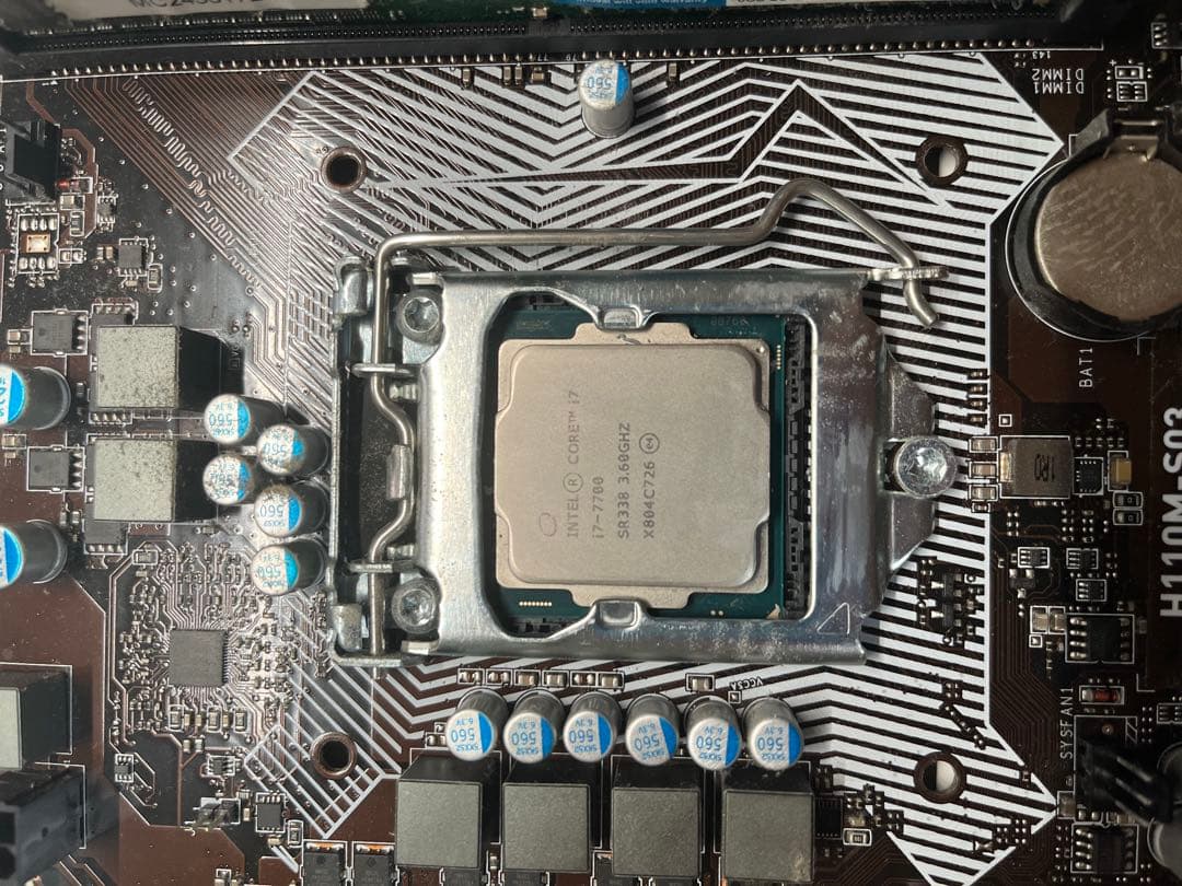 i7 7700　MSI H110M-503 マザーボード メモリ　セット