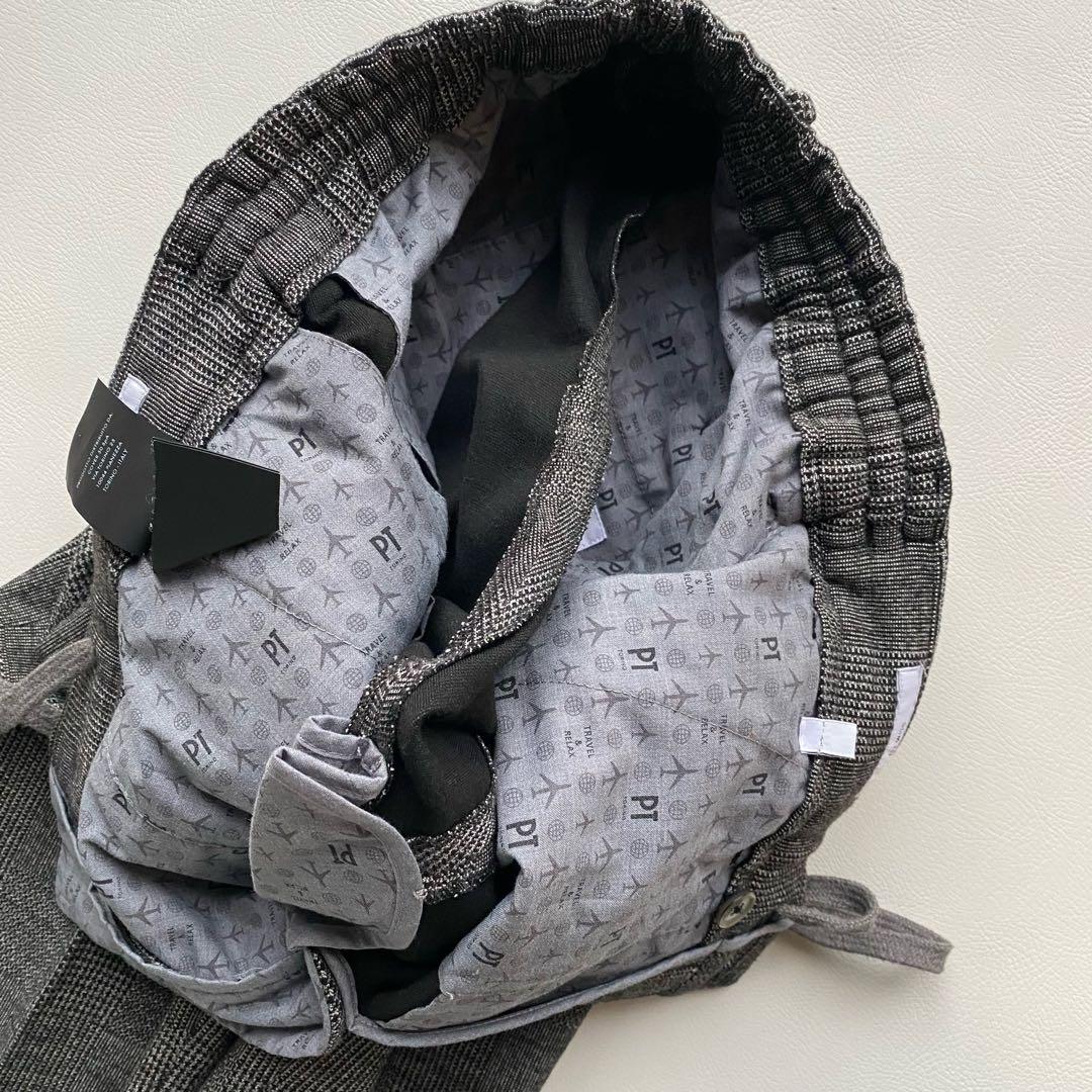 【美品】PT トリノ TRAVEL ドローコード トラベルパンツ 46 グレー