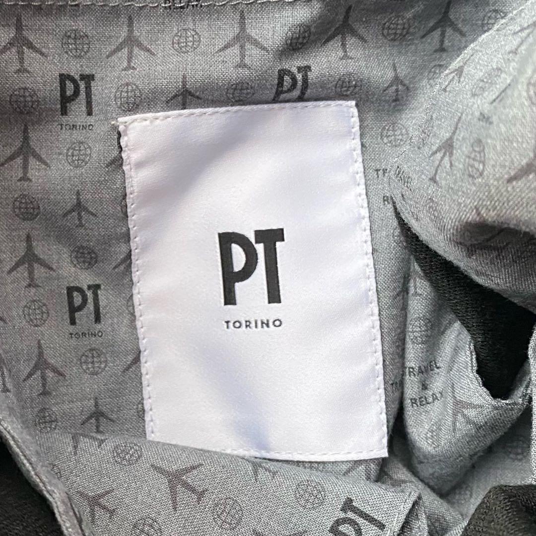 【美品】PT トリノ TRAVEL ドローコード トラベルパンツ 46 グレー