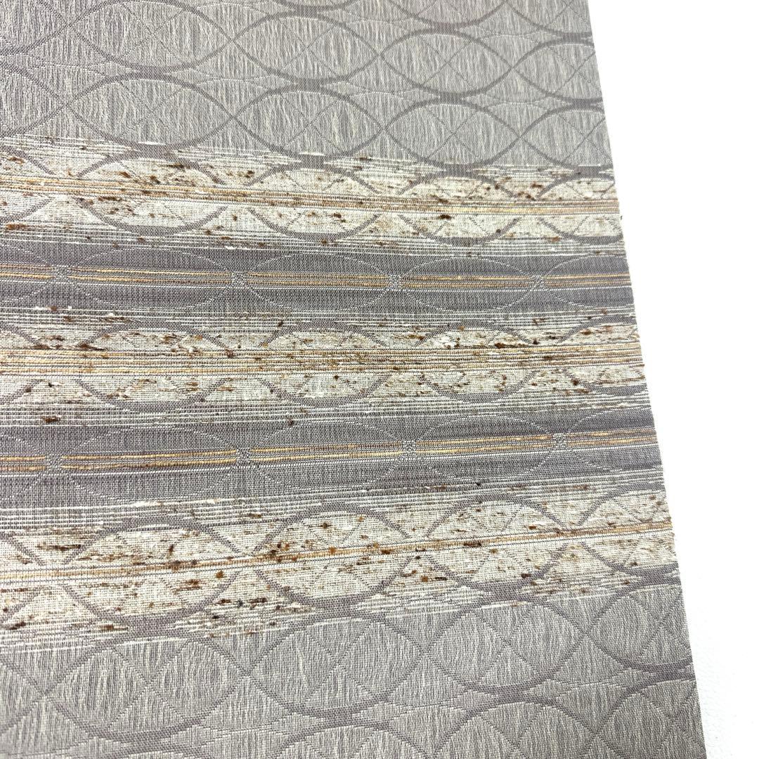 専用帯4967 ●高級 正絹 ぜんまい紬 袋帯