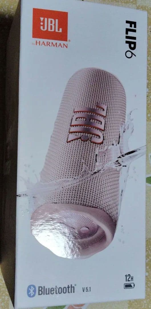 JBL FLIP6ピンクワイヤレススピーカー