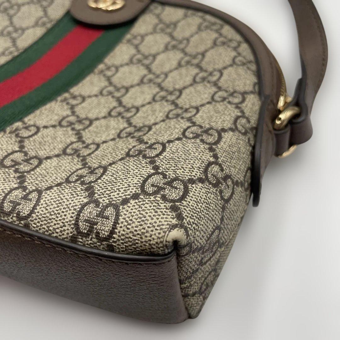 【美品】グッチ オフィディア GGスモール ショルダーバッグ シェリーライン