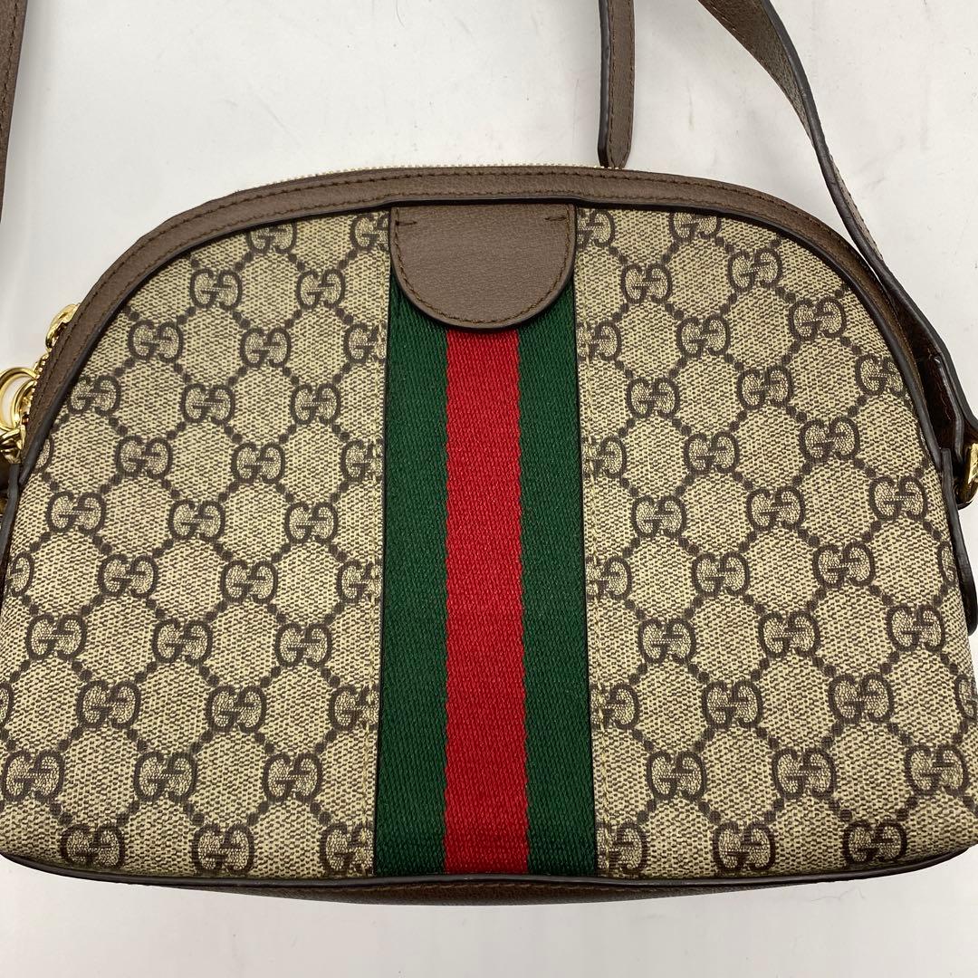 【美品】グッチ オフィディア GGスモール ショルダーバッグ シェリーライン