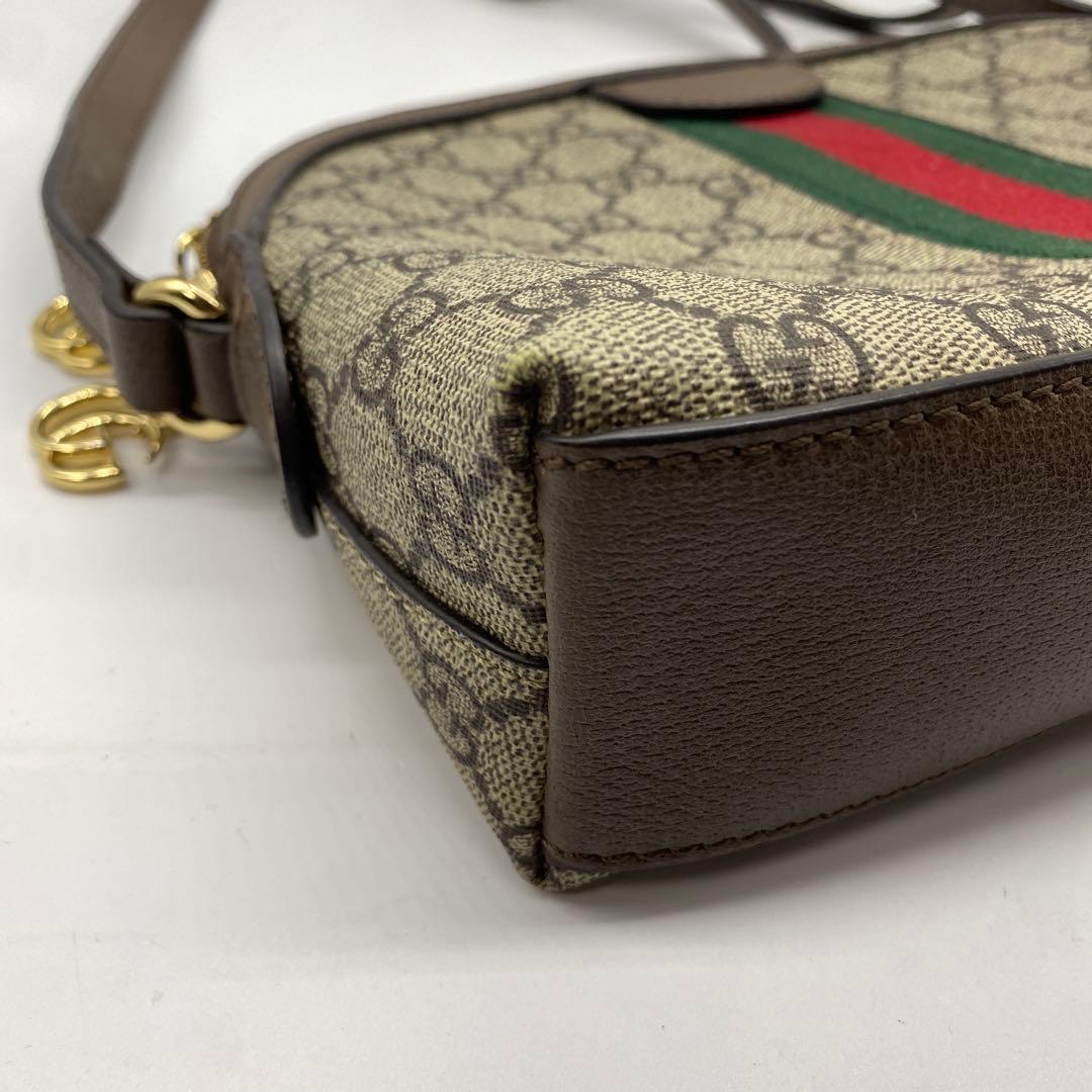 【美品】グッチ オフィディア GGスモール ショルダーバッグ シェリーライン