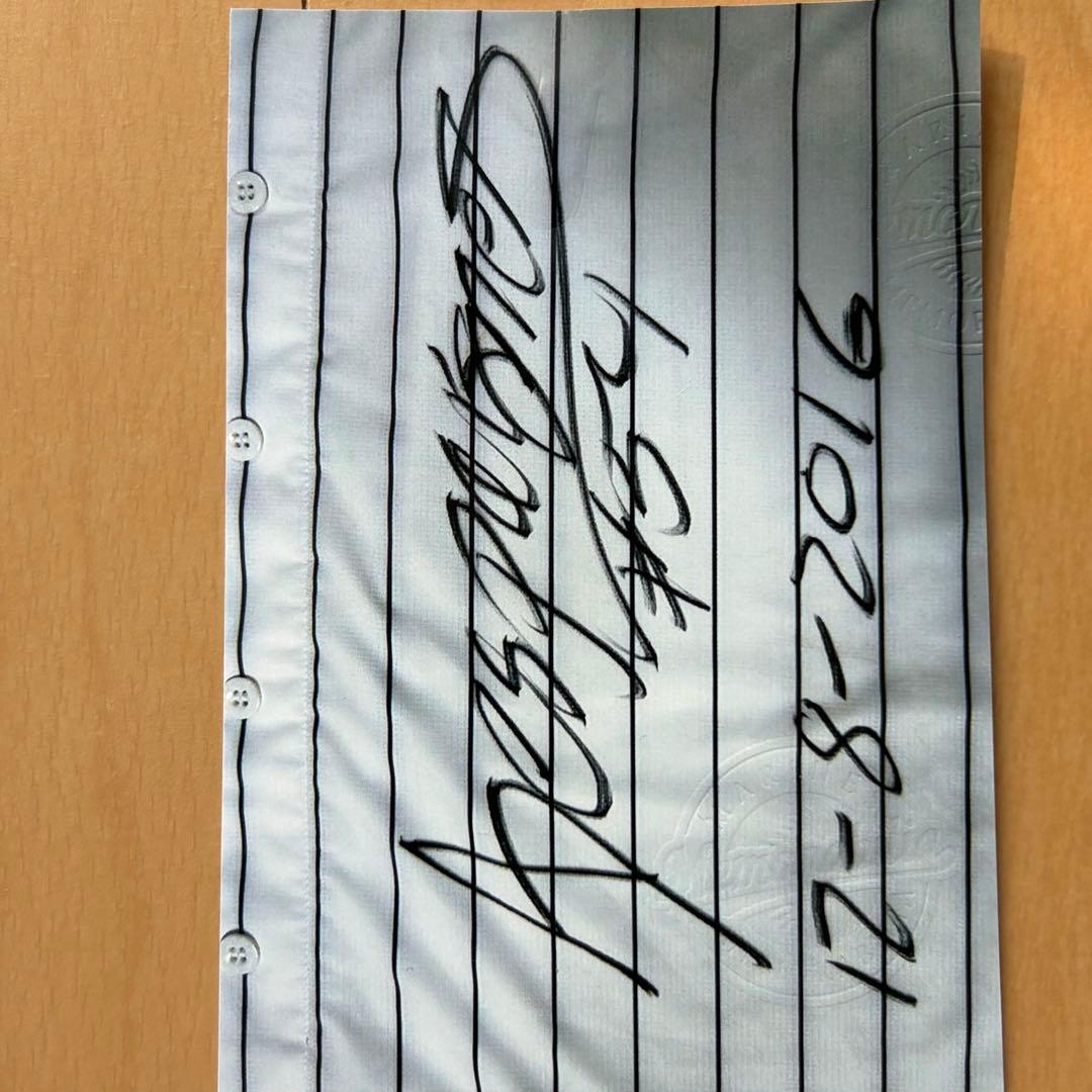 さ*お様 デスパイネ 実使用ユニ 2016 SB戦 ヒロイン 直筆サイン 土汚れ