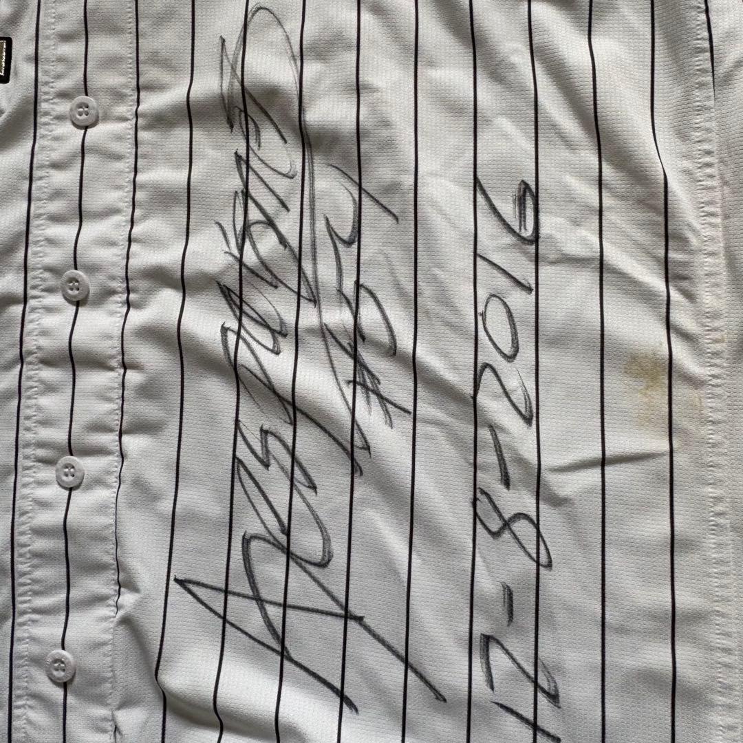 さ*お様 デスパイネ 実使用ユニ 2016 SB戦 ヒロイン 直筆サイン 土汚れ