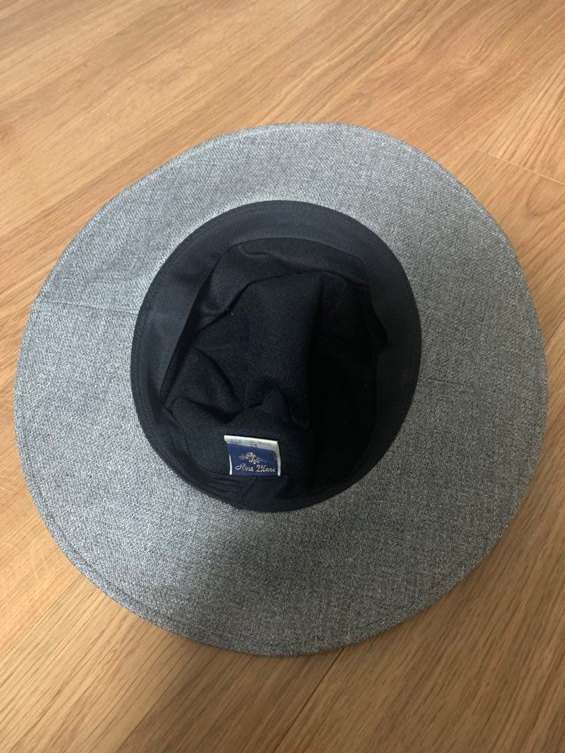 ロサブラン　ツイード中折れ帽子　完全遮光