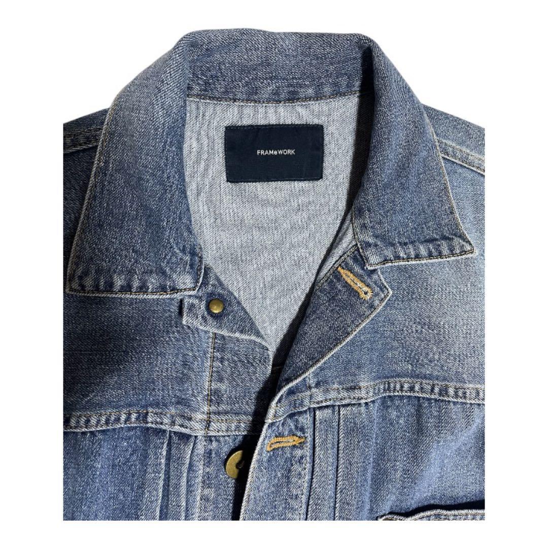 FRAMeWORK エクストララージデニムジャケット　ブルーA