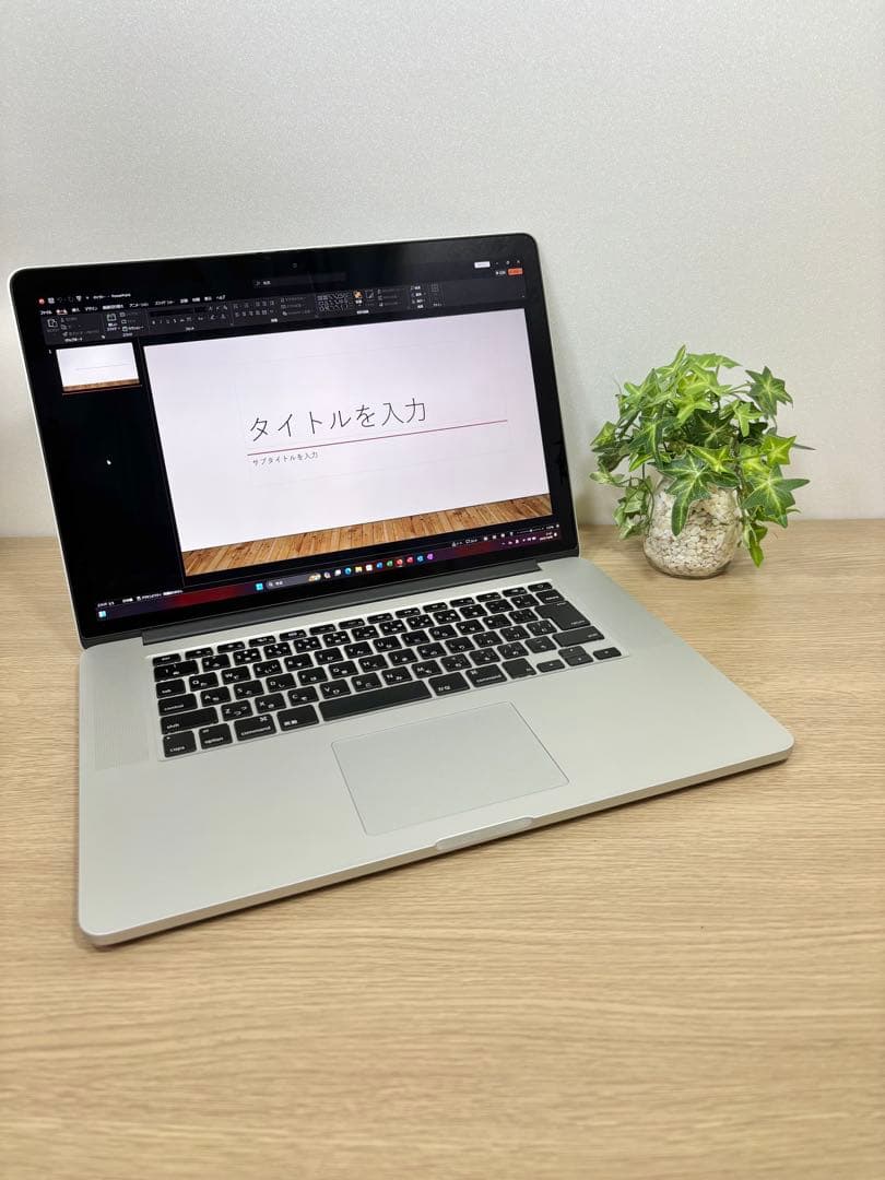 最上位3K！ Office2024 MacBook Pro15Windows11