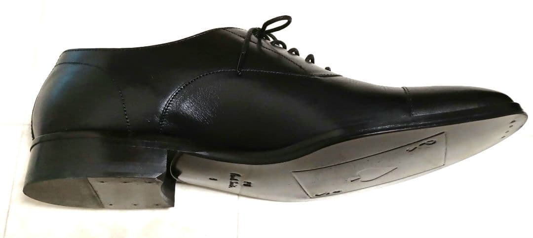 【Paul Smith】 革靴 黒 8 (26.5cm) トランプソール