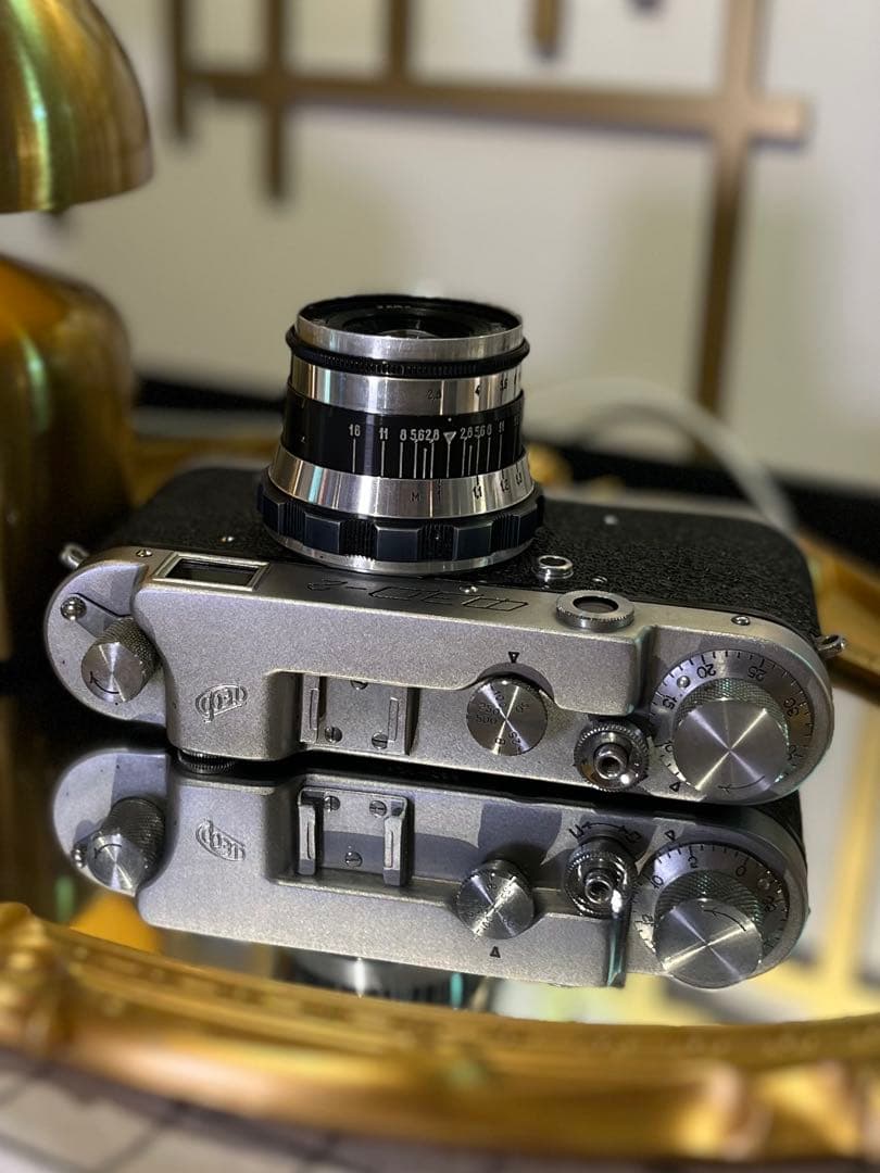 「FED-2」に、希少な52mm f2.8レンズをセット