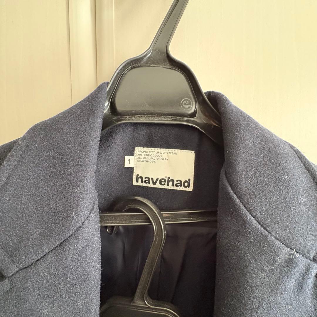 【新品】havehad / City Wool セットアップ ネイビー