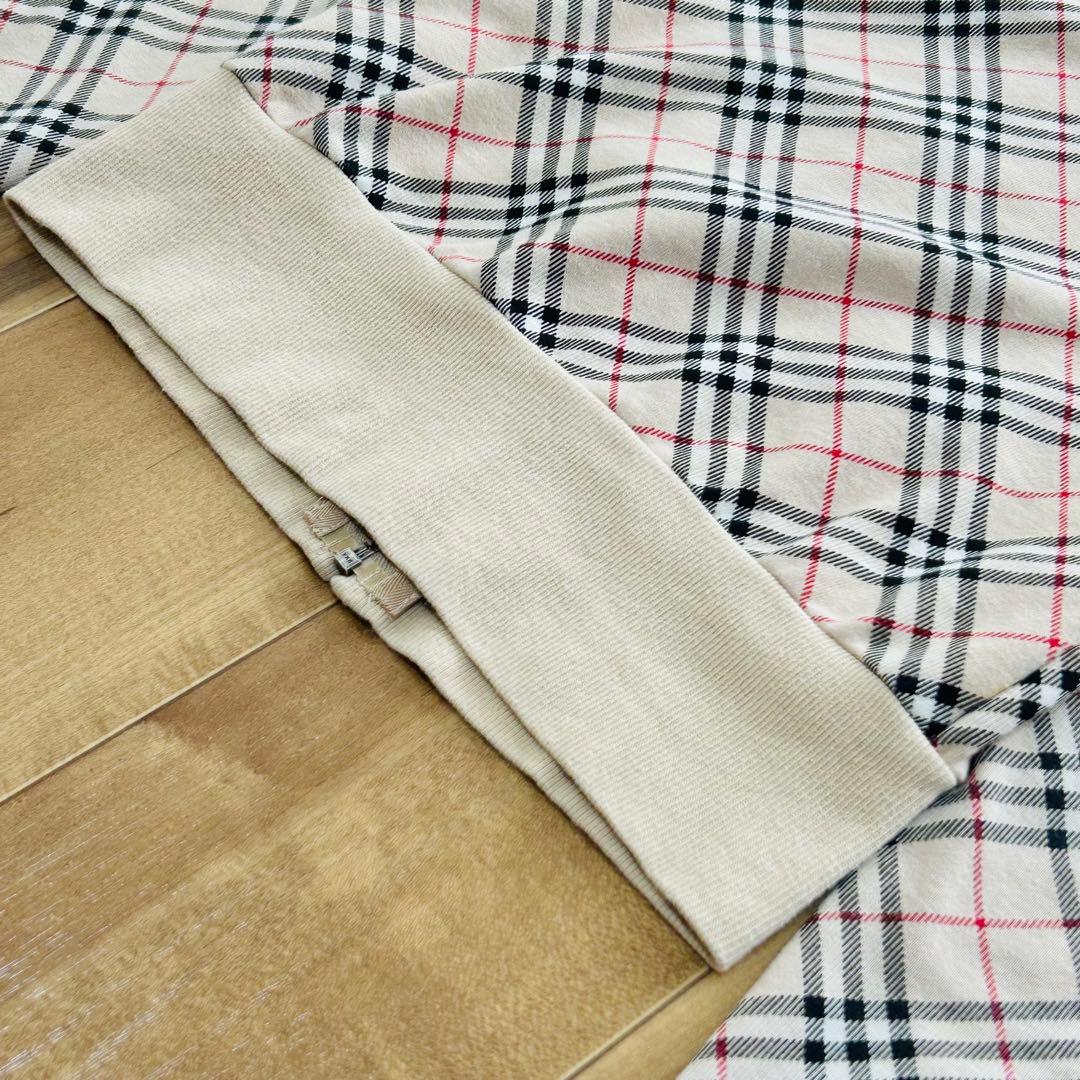 ✨バーバリーブルーレーベル ノバチェック フルジップパーカー フーディー y2k