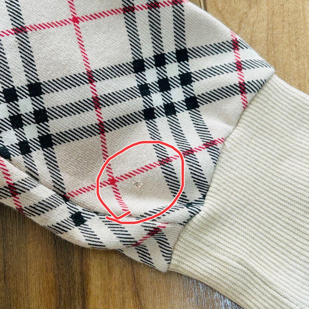 ✨バーバリーブルーレーベル ノバチェック フルジップパーカー フーディー y2k