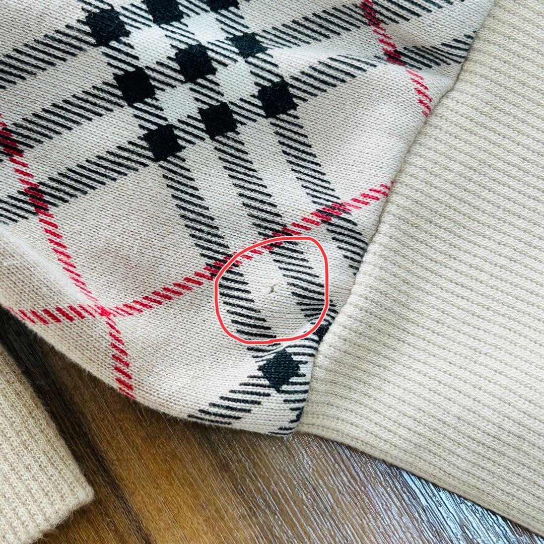 ✨バーバリーブルーレーベル ノバチェック フルジップパーカー フーディー y2k