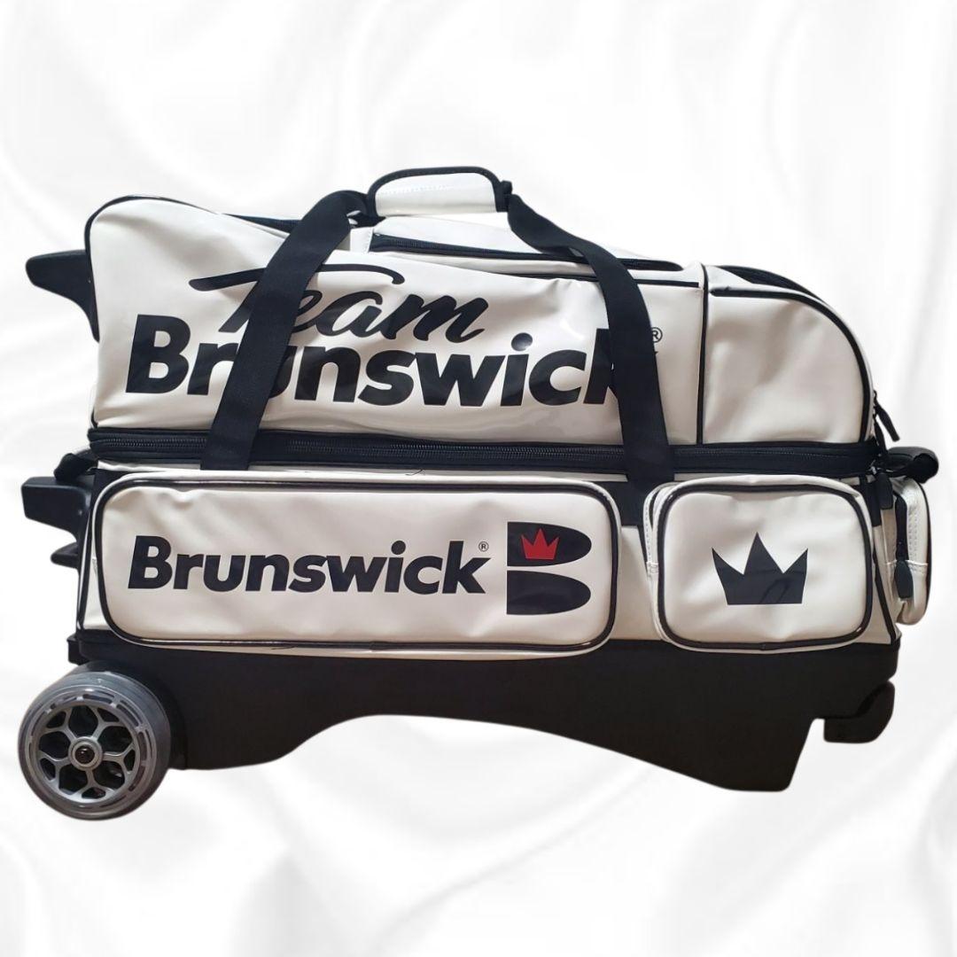 《超レア》Brunswick ボウリングバック4個入り ブラック/ホワイト