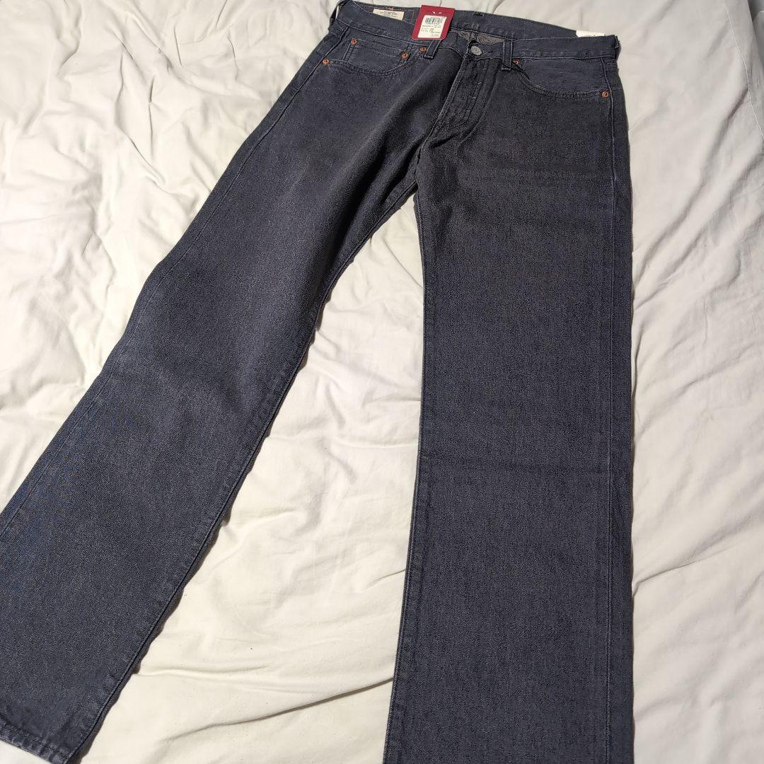 Levi's 501 150th 先染めブラックセルビッジデニム W31 L32