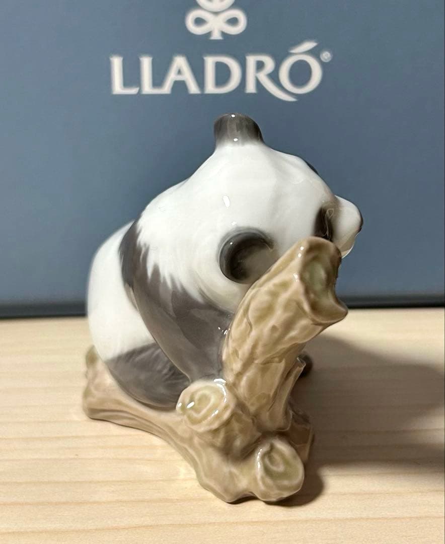 LLADRO リヤドロ　Lucky Panda 元箱台付き　※絶版 未使用保管品