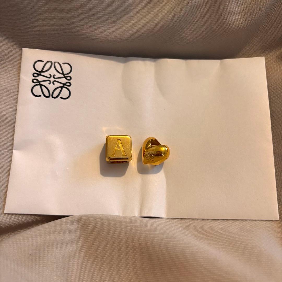 【LOEWE】 イニシャル　ビッグハート　ダイス