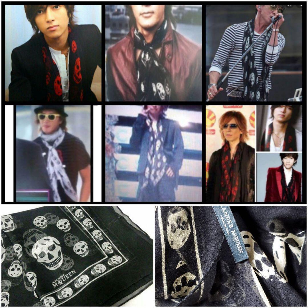 ALEXANDER MCQUEEN スカル柄ストール