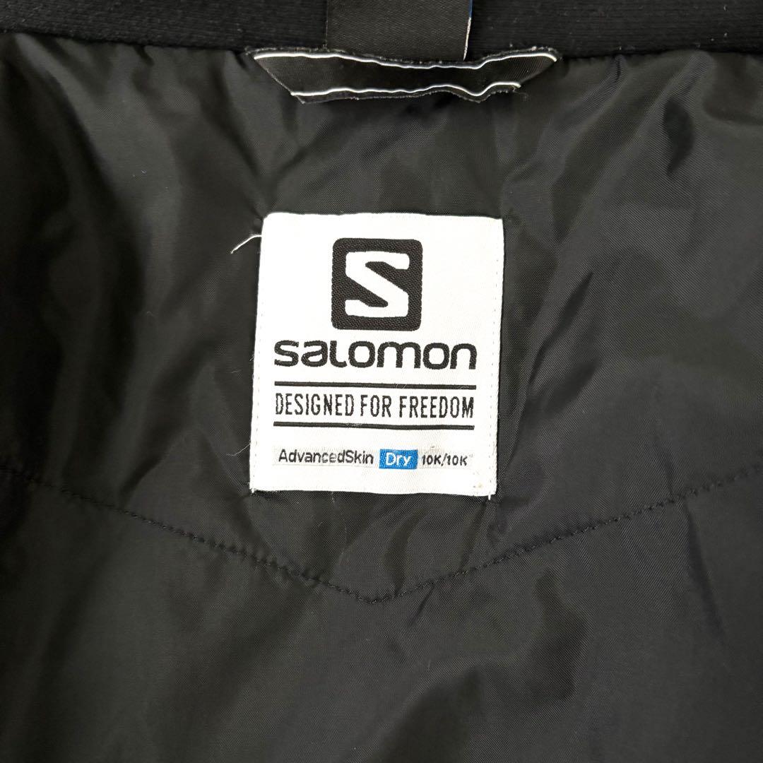 SALOMON☆サロモン　スキーウェア　スノボ　上下セット　Mサイズ　ブルー