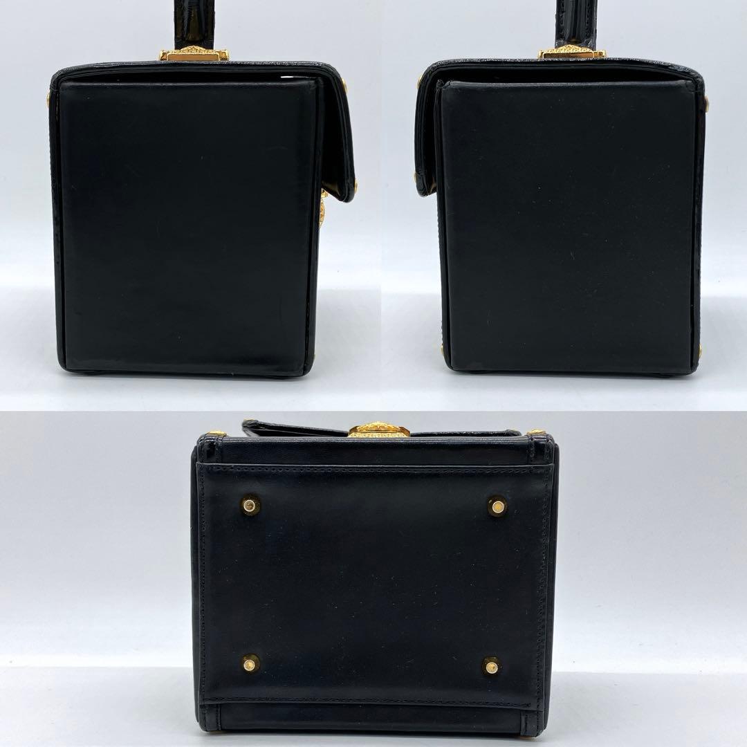 【GIANNI VERSACE】 バニティ　パーティーバッグ　ゴールド金具