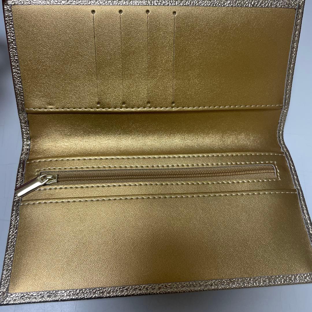 皇居 長財布 ゴールド