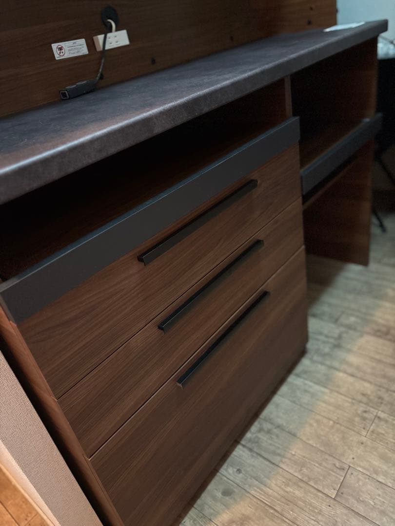 【やなしん】パモウナオープンボード SY-1400Rウォールナット幅140