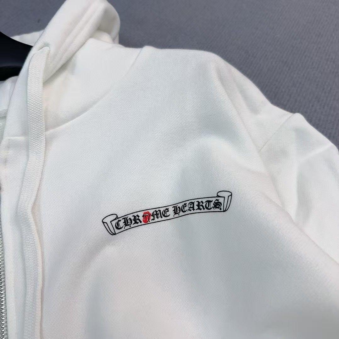 CHROME HEARTS ホワイトパーカー