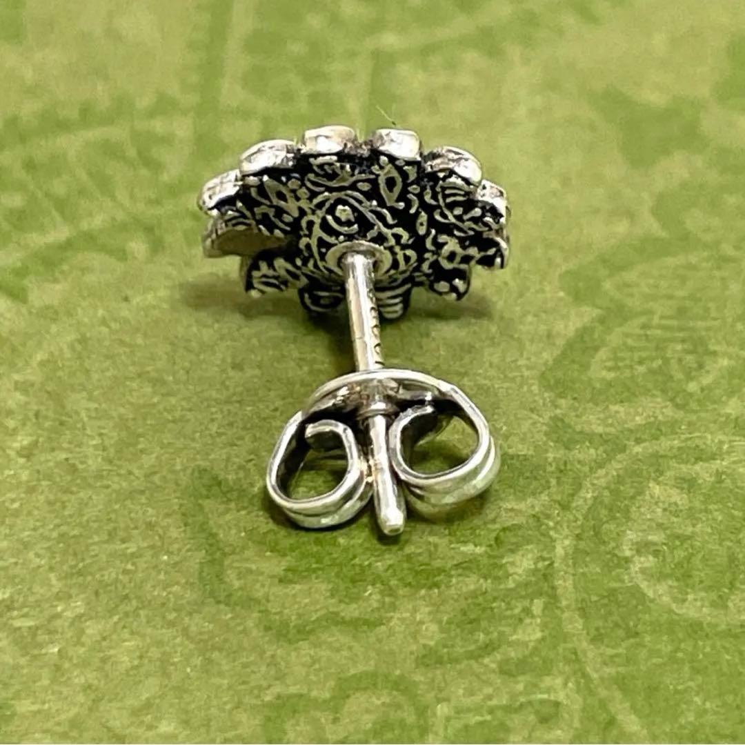 本日最終【極美品】グッチ　フラワーモチーフピアス片耳　925 メンズ/レディース