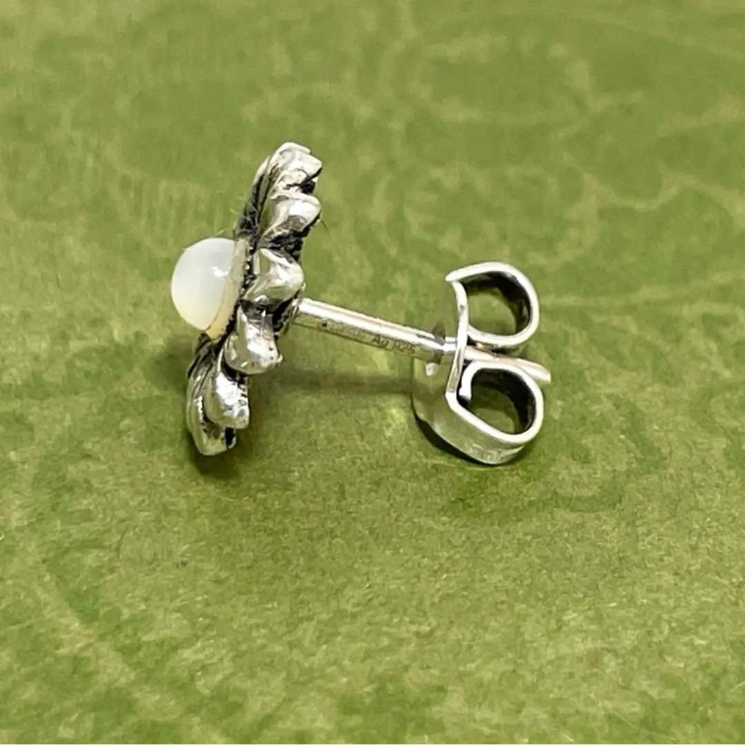 本日最終【極美品】グッチ　フラワーモチーフピアス片耳　925 メンズ/レディース