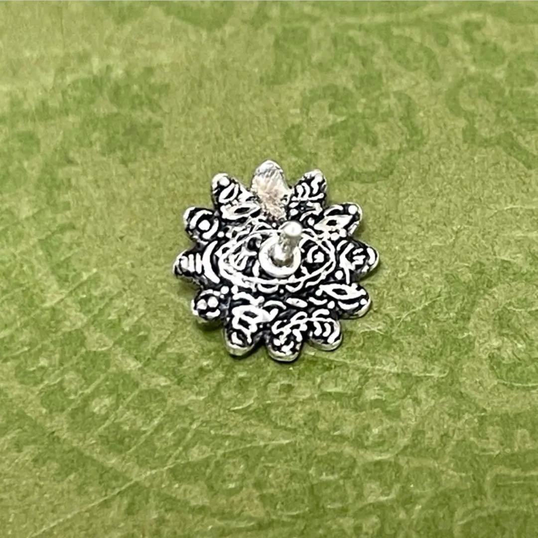 本日最終【極美品】グッチ　フラワーモチーフピアス片耳　925 メンズ/レディース