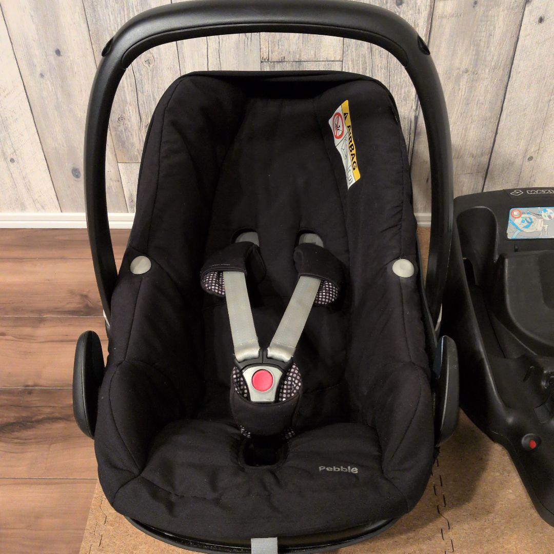 【Xmas値下げ】MAXI-COSI Pebble ブラック＆イージーベース2
