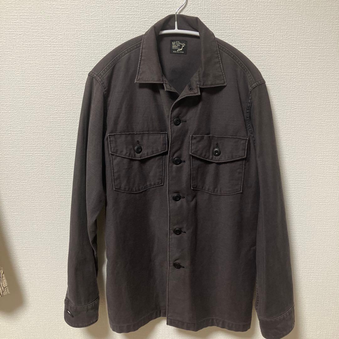 ofSlow ダークグレー ミリタリージャケット