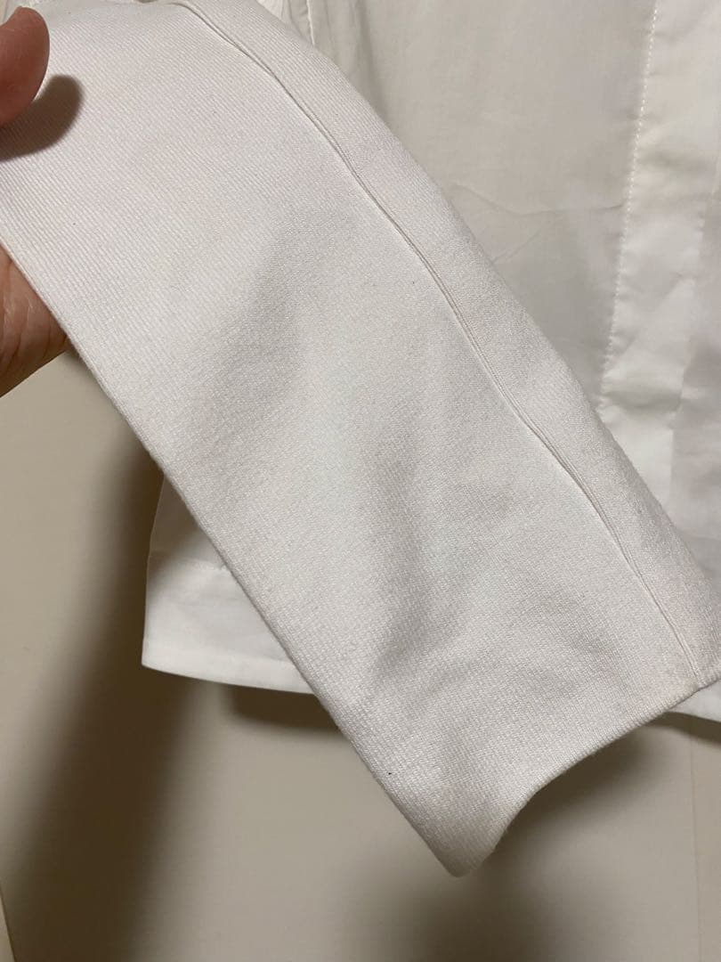 MmmOです。新品タグ付き　Sov. ソブ　ホワイト シャツブラウス　38