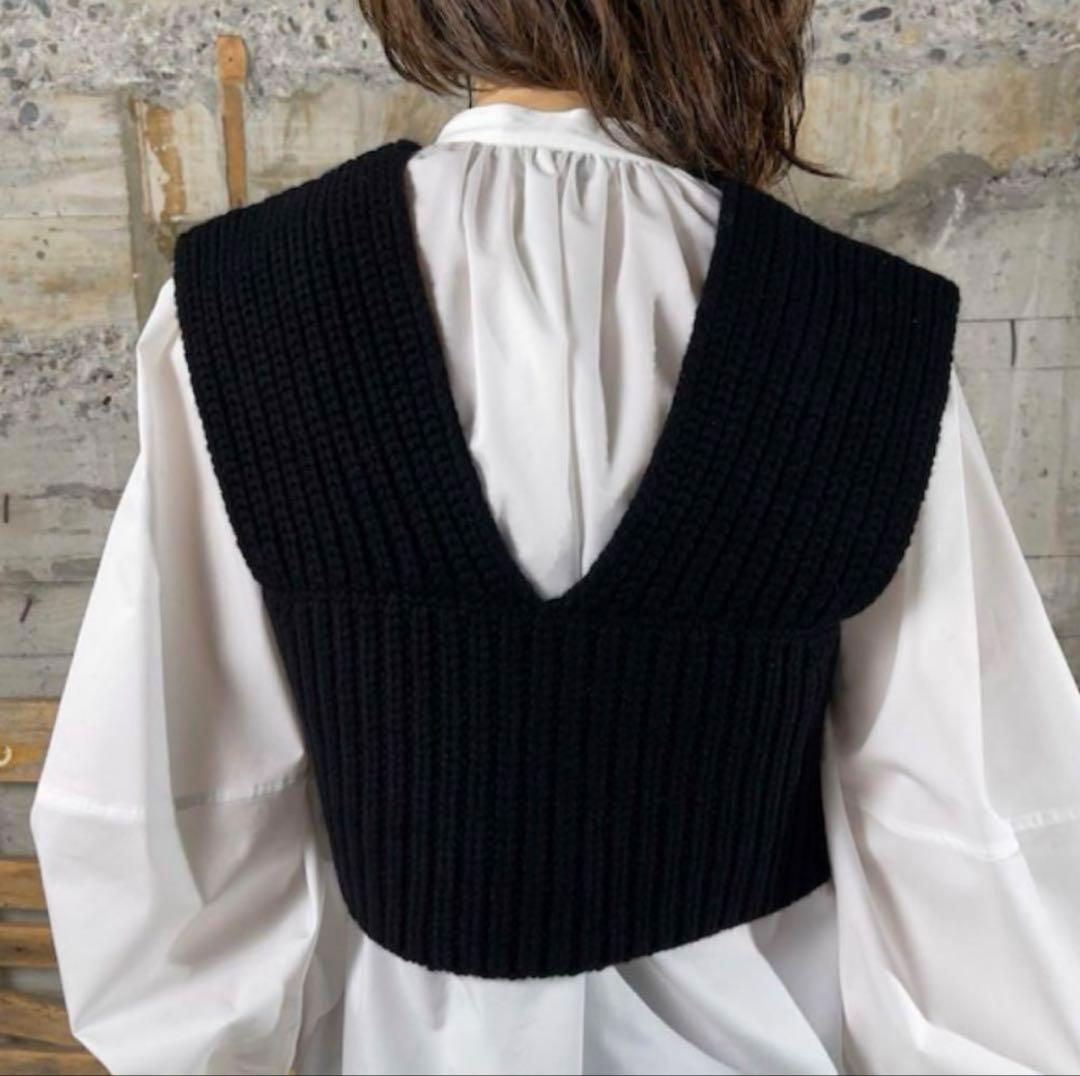 HYKE ニットビスチェ　ニット　ベスト　ビスチェ