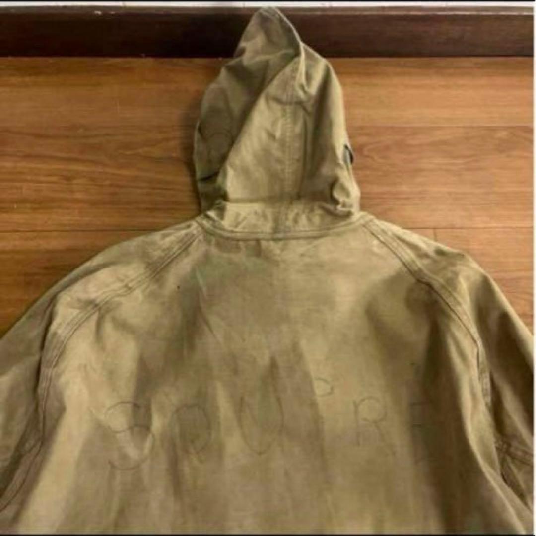 40s 米軍　実物　初期型USN デッキ　レインパーカー　L相当②送料無料