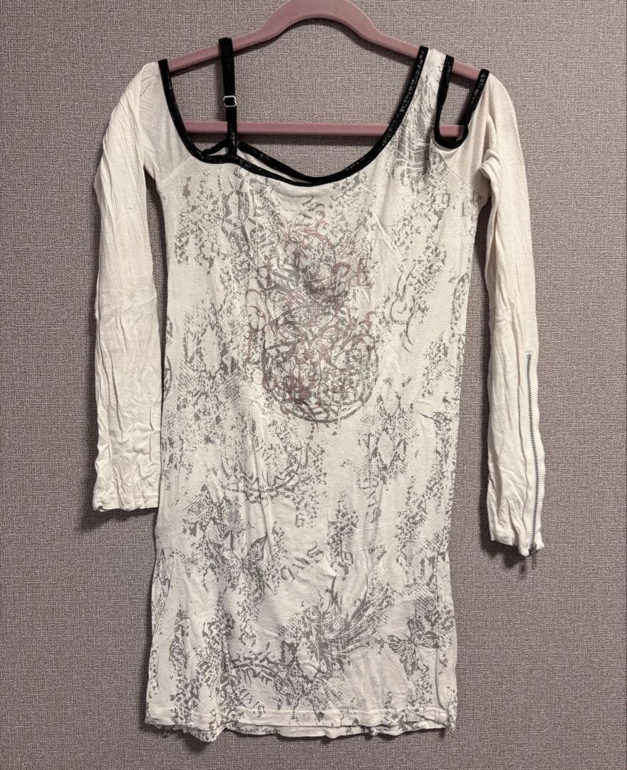 h naoto Sixh. タイトワンピース 肩出し