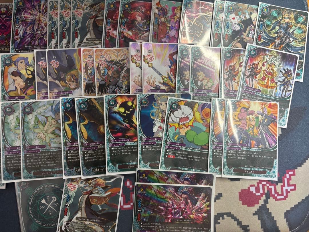 バディファイト　魔術師ガチデッキ　スリーブ付き