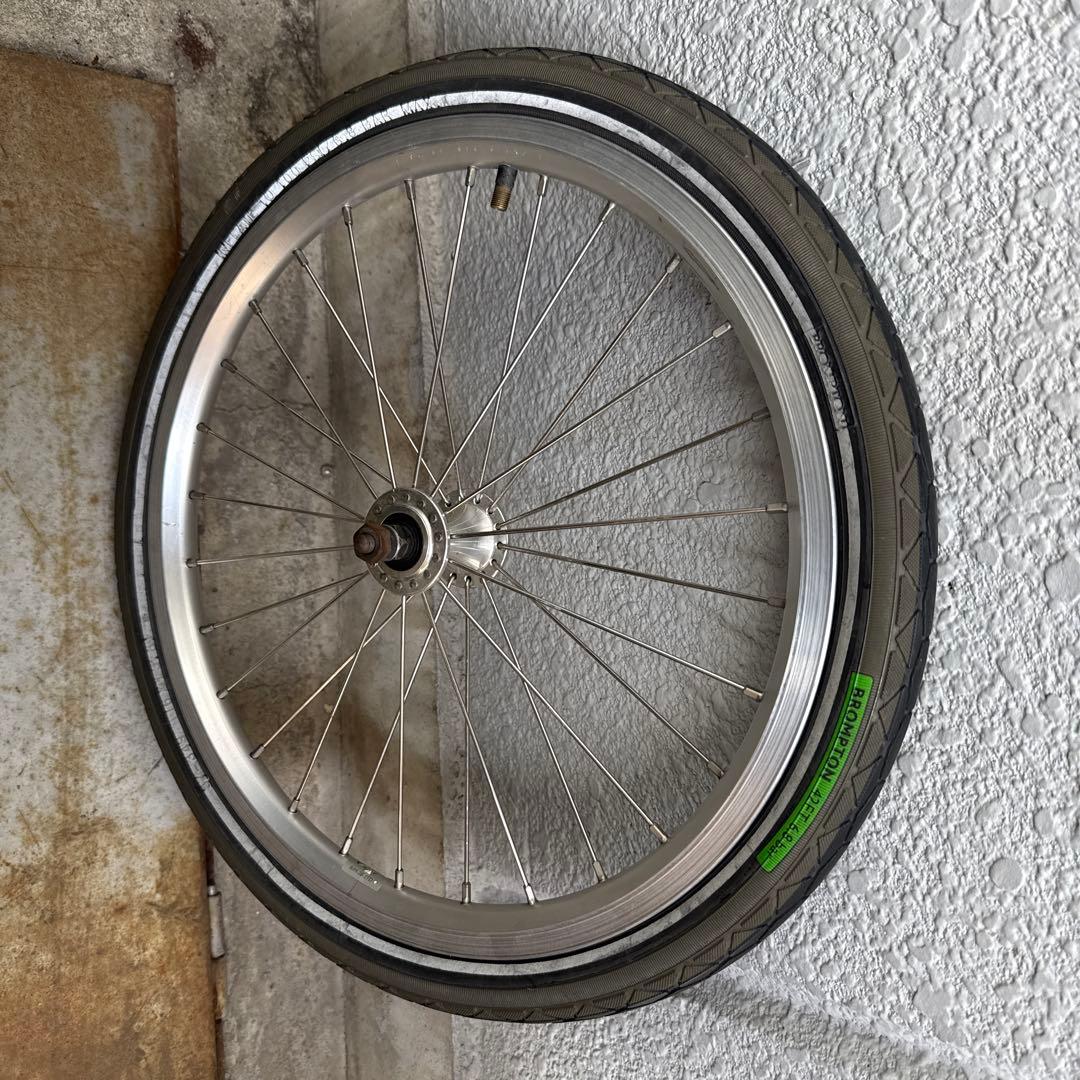ブロンプトン　前後ホイール フリーハブ付き