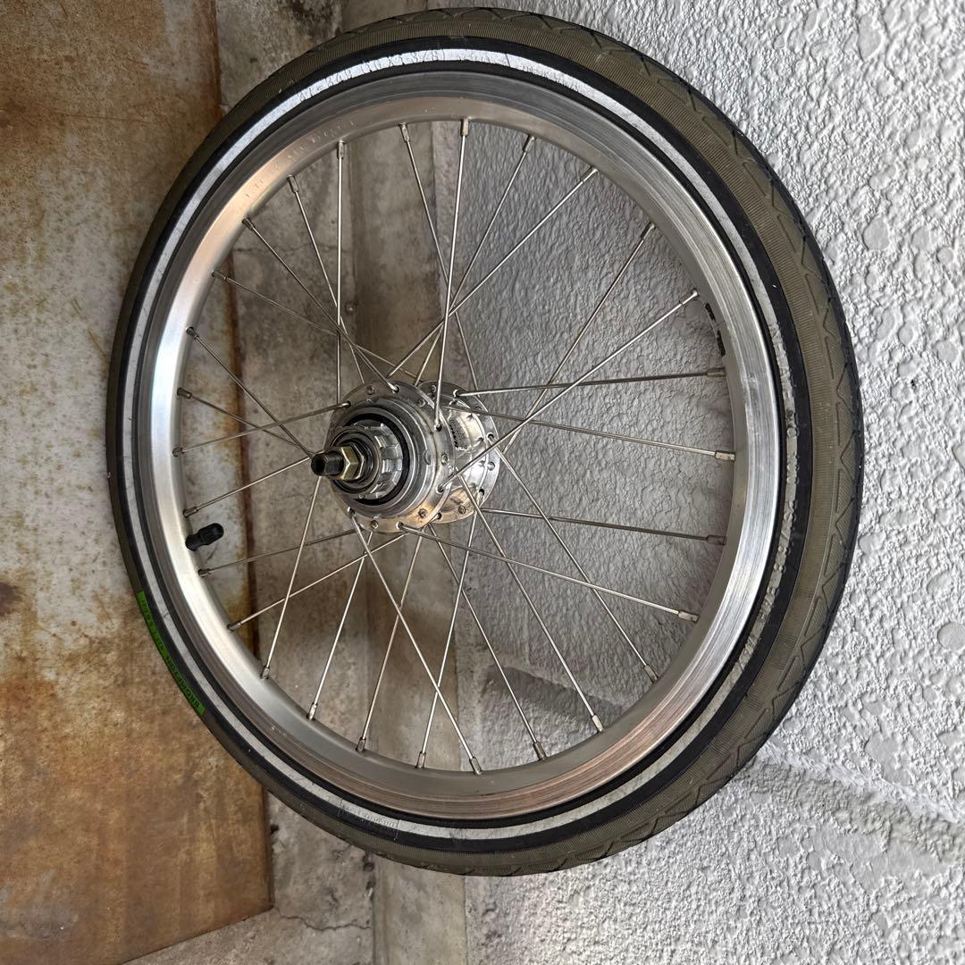 ブロンプトン　前後ホイール フリーハブ付き