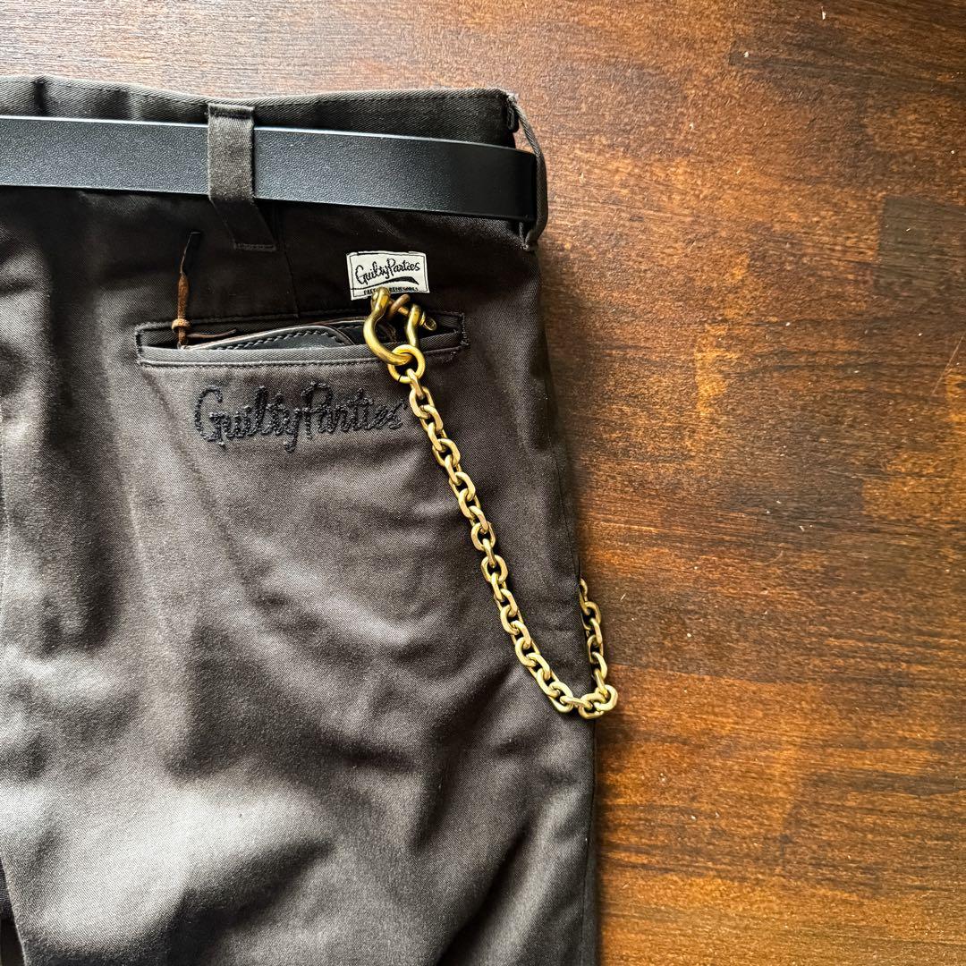 ウォレットチェーン ブラス45cmツイストフック