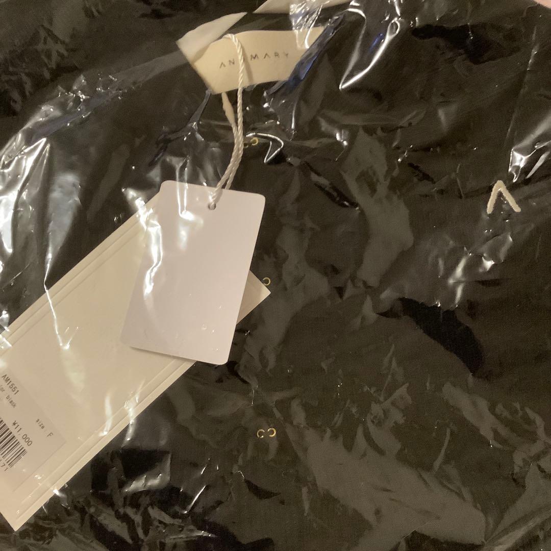 トップス Shannon tulle knit tops andmary black