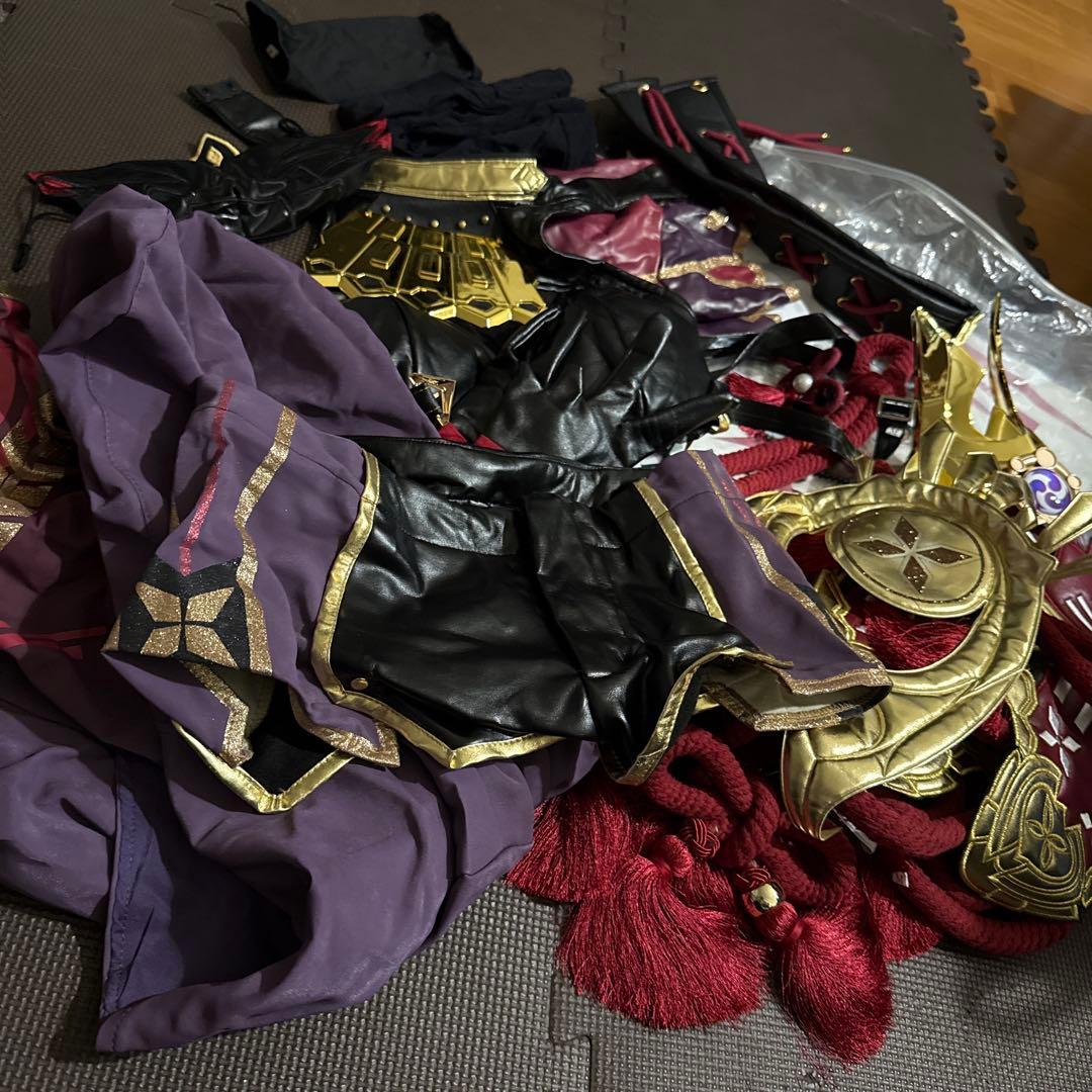 原神　三分妄想　久喜忍　衣装、ウィッグ、小物、靴